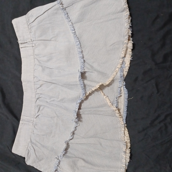 Hilfiger denim striped jean fray skirt - Picture 1 of 12